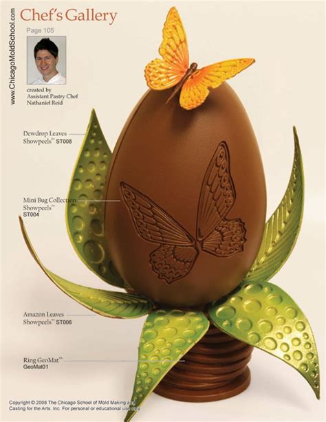 Chocolate Easter Egg Showpiece By Nathaniel Reid Chicago Mold School