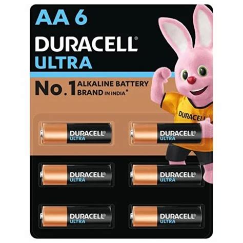 Duracell Ultra Alkaline AA Battery Pack Of 6Pcs At Rs 260 Pack