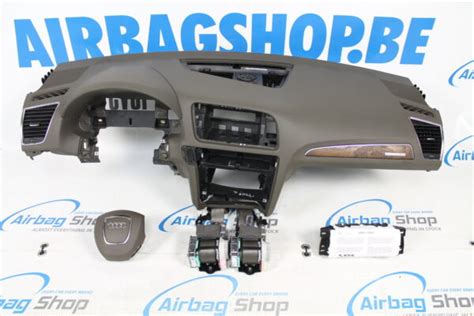 Airbag Set Dashboard Brown Audi Q5 2008 2016 Airbag Shop