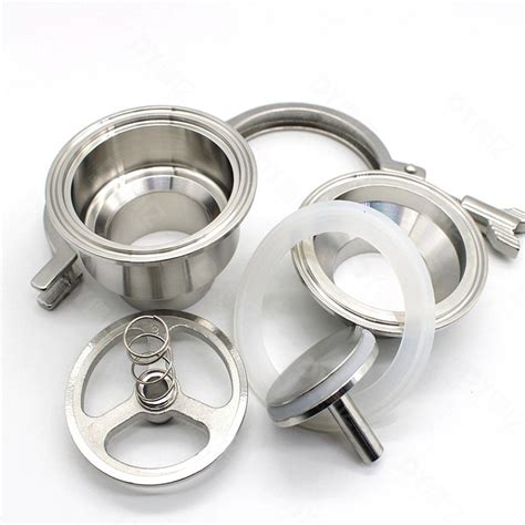 DN80 Stainless Steel Sanitary Tri Clamp Check Valve Valvula De