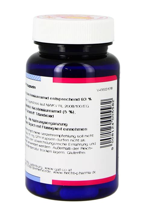 Niacin 100 mg GPH Kapseln | HECHT Pharma GmbH