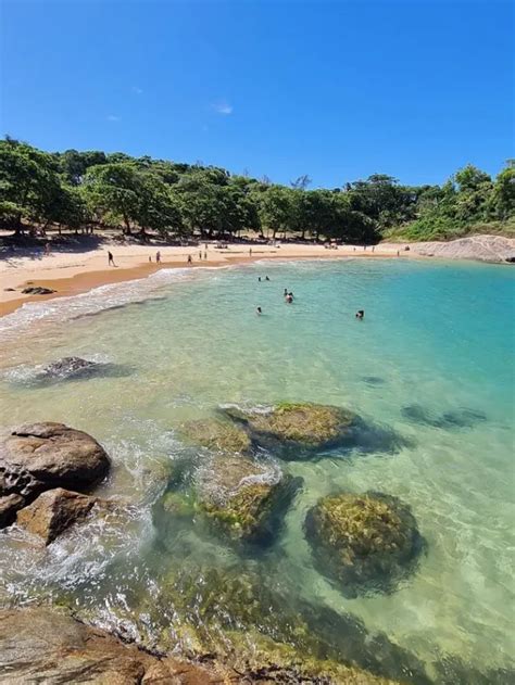 Praia Dos Padres Uma Das Praias Mais Incr Veis De Guarapari Terra