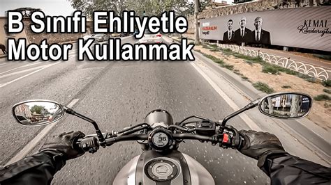 B Sınıfı Ehliyetle 125cc Motor Kullanmak Motovlog by seckin surucu