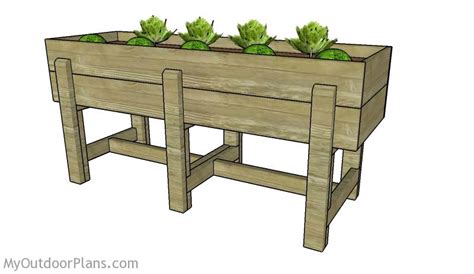 Elevated Garden Bed Plans Myoutdoorplans