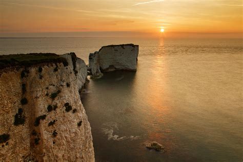 Sunrise Old Harry Rocks Photograph by Ian Middleton - Fine Art America