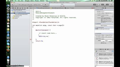 Memory Management In Objective C Youtube