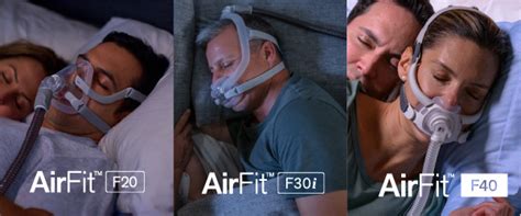 Comparison guide: AirFit F20 vs F30i vs F40 full face masks