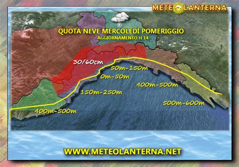 Bollettino serale con carta precipitazioni per mercoledì le ultime dai