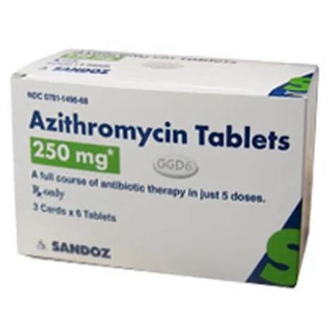 Sandoz Generic Zithromax Azithromycin 250 Mg At Rs 150strip Of 3 Tablets In Pimpri Chinchwad