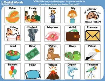 Medial L Words Teaching Resources Tpt