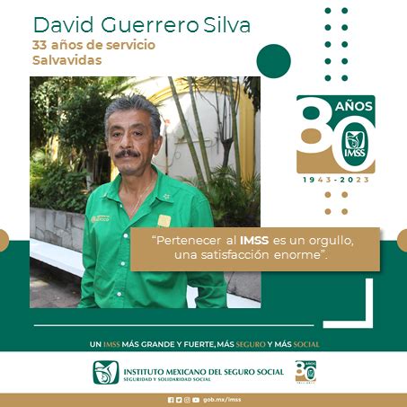 IMSS on Twitter 80AñosIMSS David Guerrero de IMSS Mor se ha