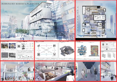 建築プレゼンボードのレイアウトの作り方！見やすくおしゃれに作る4つのコツ 建築プレゼンボード 建築学生 ポートフォリオ 建築