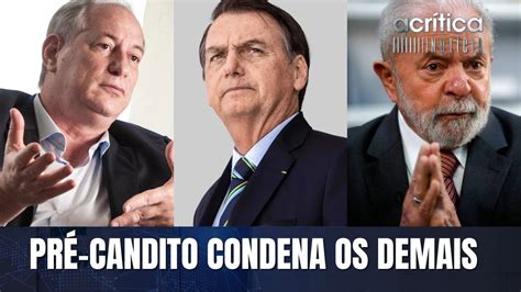 Ciro Gomes Critica Bolsonaro E Lula Youtube