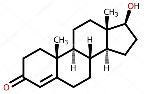 Testosterone Structural Formula — Stock Vector © Leonid Andronov 12099515