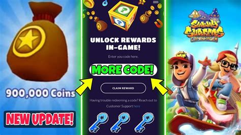 6 NEW SUBWAY SURFERS PROMO CODES COPENHAGEN 2022 SUBWAY SURFERS CODES