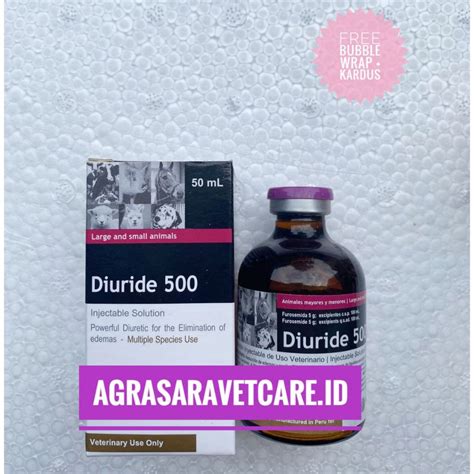 Jual Diuride 500 50 Ml Furosemide Untuk Hewan Ternak Shopee Indonesia