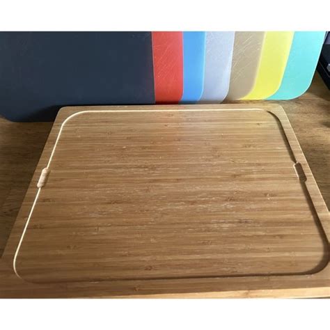 Seville Classics Kitchen Seville Classics Bamboo Cutting Board And