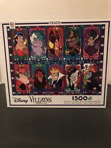 Disney Villains 1500 Piece Jigsaw Puzzle Ceaco NEW 21081340342 EBay