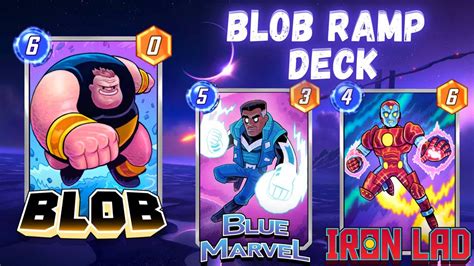 Blob Lockdown Ramp Deck Marvel Snap Gameplay YouTube