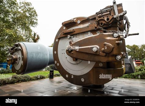 London Uk 15 Inch Guns From The Hms Ramillies And The Hms Resolution