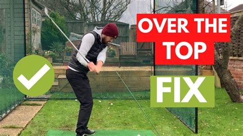 How To Fix Your Over The Top Golf Swing Use This 2 Step Method For