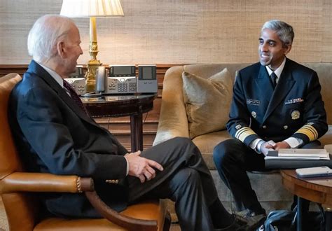 Biden Renames Surgeon General Vivek Murthy To Who Board Indiawest