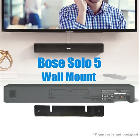 Wall Mount Kit For Bose Solo 5 Soundbar Home Speaker Saving Space