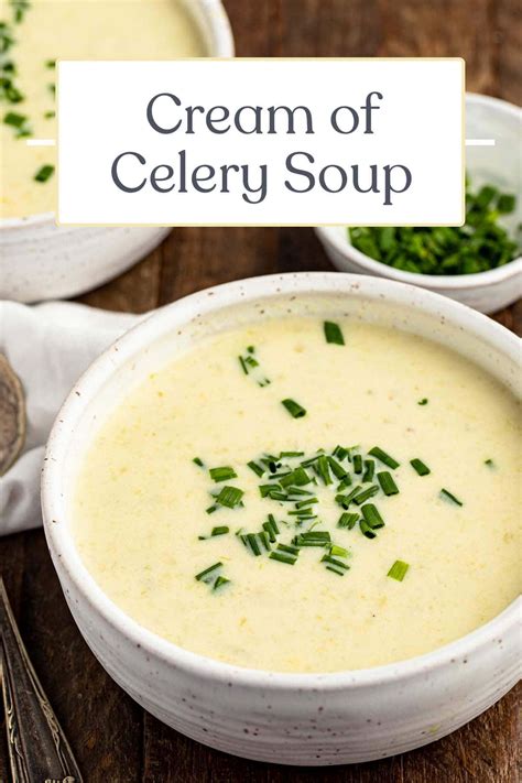 Homemade Cream of Celery Soup - 40 Aprons