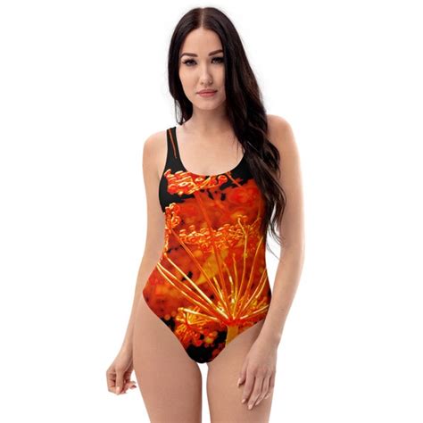 Volcanic Unisex One Piece Swimsuit Hot Sexy Summer Bathing Etsy