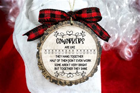 Coworker Christmas Ornament Svg Graphic By Happy Printables Club