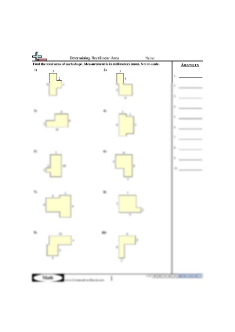 SOLUTION Total Area Of Rectilinear Shapes Studypool