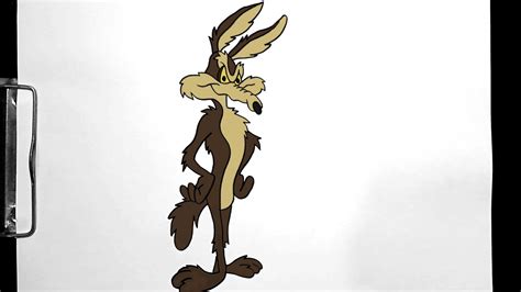 How To Draw Wile E Coyote Tiny Toon Adventures Youtube