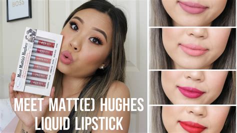 Thebalm Meet Matt E Hughes Liquid Lipstick Review Swatches Youtube