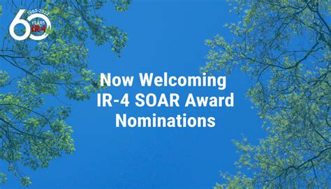 Soar Award Nomination Period Now Open Ir 4 Project