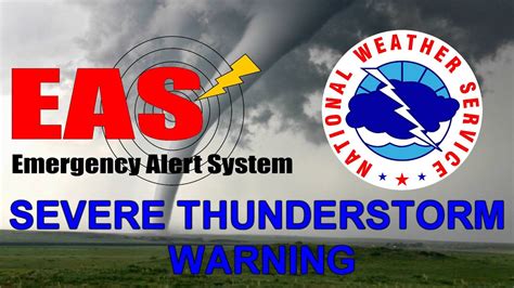 EAS Severe Thunder Storm Warning 1 Dallas Area NWS 12 26 15 YouTube