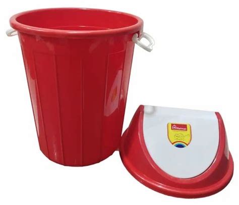 Cylindrical L Hariware Swing Plastic Dustbin At Rs In Nagpur