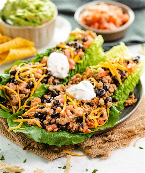 Turkey Taco Lettuce Wraps The Cozy Cook