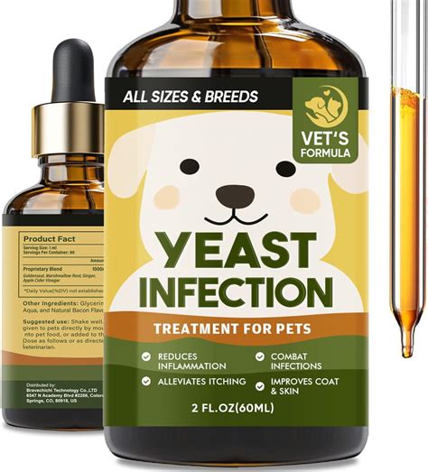 Amazon.com : Natural Yeast Infection Treatment for Dogs,Supports
