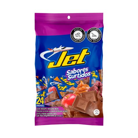 chocolatina jet mini sabores surtidos   unid multidulces