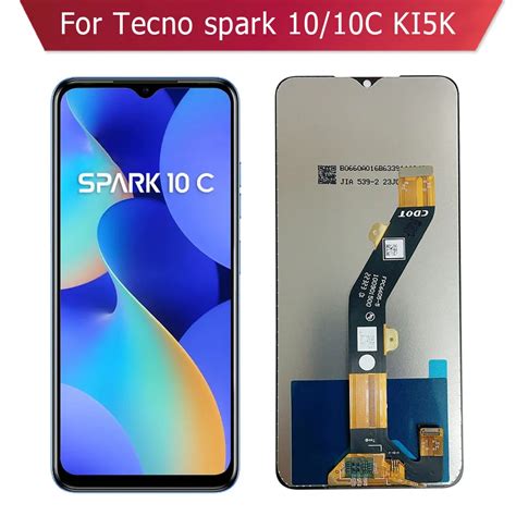 For Tecno Spark 10 10C KI5K LCD Screen With Touch Screen Digitizer