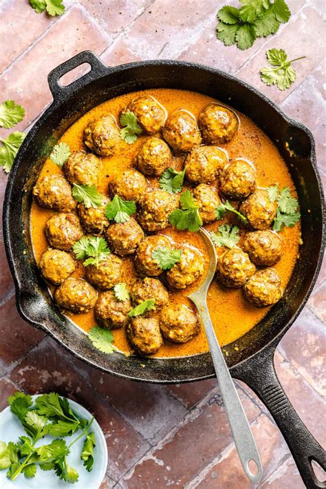 Saucy Chicken Tikka Meatballs The Defined Dish Recipes