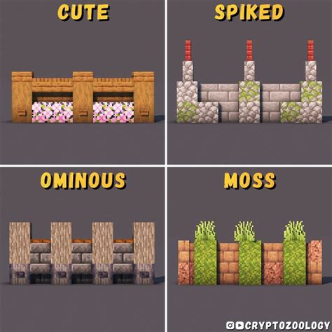 40 Minecraft Wall Designs Minecraft Wall Minecraft Wall Designs