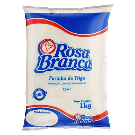 Farinha Rosa Branca 1kg De Trigo Shimodinha Supermercado