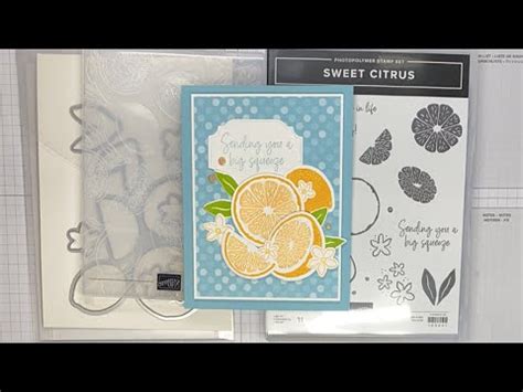 Stampin Up Sweet Citrus Birthday Card Tutorial YouTube