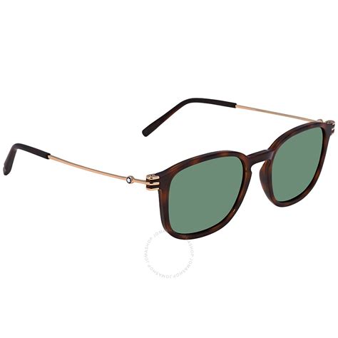 Montblanc Green Square Sunglasses MB698S 52J 52 664689904549