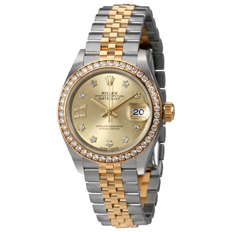 Rolex Lady Datejust Roman Diamond Dial Diamond Bezel Automatic Watch