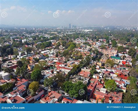 Historic Center of Coyoacan in Mexico City, Mexico Stock Image - Image ...