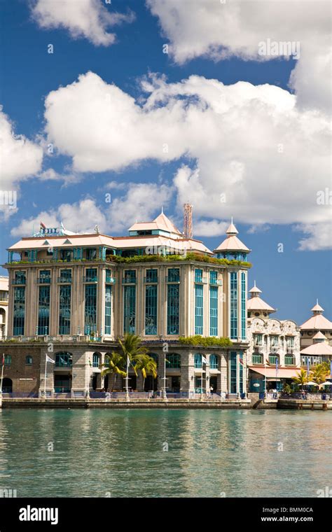 Port Louis Capital City Waterfront Central Mauritius Africa Stock