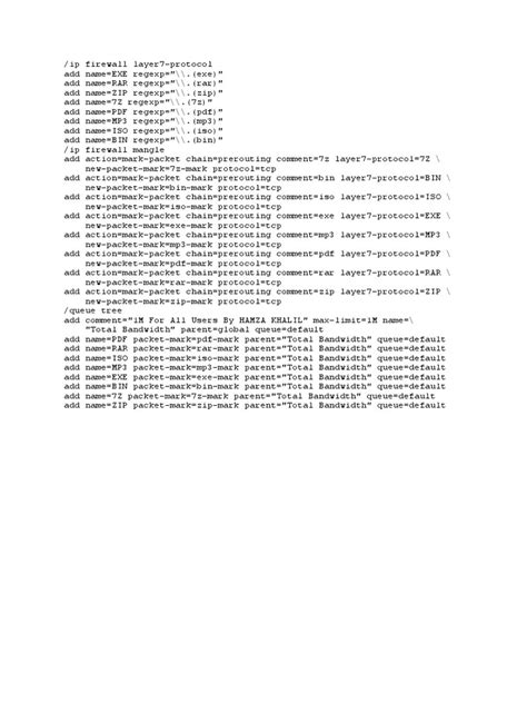 Mikrotik Firewall Rules Pdf