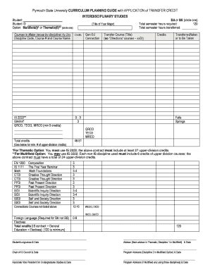 Fillable Online Plymouth Contract Form Plymouth State University